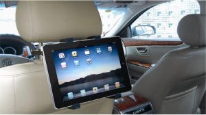 Uchwyt Techly Samochodowy  na zagłówek do Tabletu / iPad 7"-10.1"; czarny (301016) 3