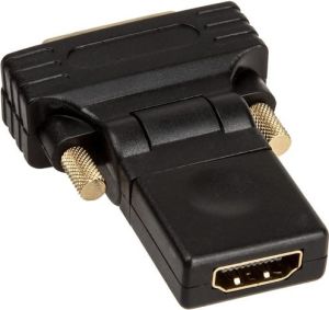 Adapter AV InLine HDMI - DVI-D czarny (17660W) 2