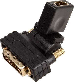 Adapter AV InLine HDMI - DVI-D czarny (17660W) 1