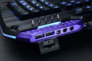 Klawiatura Tesoro Lobera Supreme mechaniczna Full RGB LED Kailh Blue (TS-G5NFL BLUE) 5