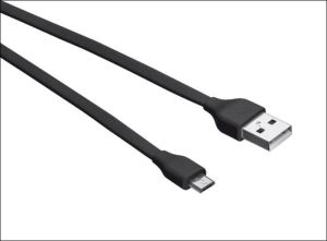 Kabel USB Trust płaski Micro-USB 1m - (20135) 1