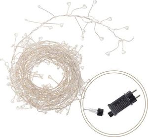 Lampki choinkowe Springos 300 LED białe ciepłe 2