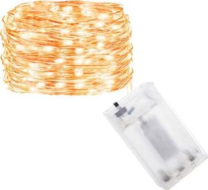 Lampki choinkowe Springos 50 LED białe ciepłe 3