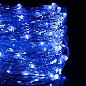 Lampki choinkowe Springos 100 LED niebieskie 5