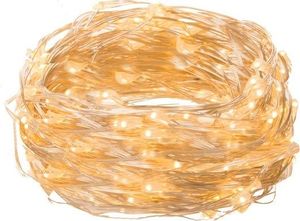 Lampki choinkowe Springos 100 LED białe ciepłe 2