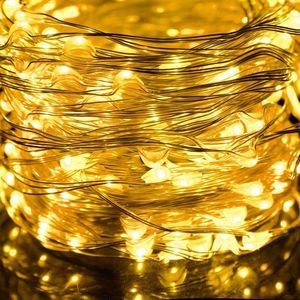 Lampki choinkowe Springos 100 LED białe ciepłe 4