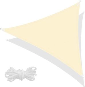 Springos Żagiel przeciwsłoneczny trójkątny 3x3x3m ecru UNIWERSALNY 1