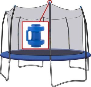 Springos Grzybek na słupki do siatki trampoliny zestaw 8 sztuk 7