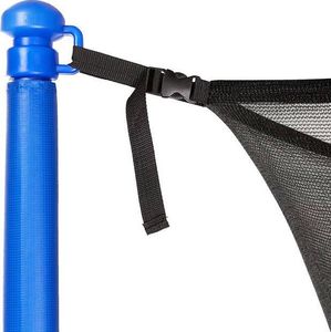 Springos Siatka wewnętrzna do trampoliny z osłoną na sprężyny 360/366/369 12 FT 8 słupków multikolor UNIWERSALNY 6