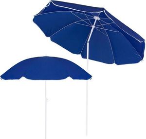 Springos Parasol plażowy ogrodowy 180 cm niebieski UNIWERSALNY 2