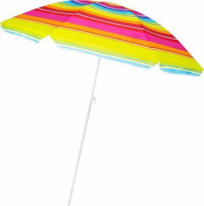 Springos Parasol plażowy ogrodowy 160 cm multikolor UNIWERSALNY 1