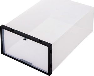 Springos Pudełko na buty z otwieraną klapą 34x23x13,5 cm organizer na obuwie zestaw 10 szt. UNIWERSALNY 2