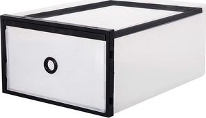Springos Pudełko na buty z szufladą 33x23x13,5 cm biały organizer zestaw 10 szt. UNIWERSALNY 3