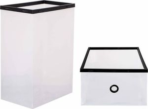 Springos Pudełko na buty z szufladą 33x23x13,5 cm biały organizer zestaw 10 szt. UNIWERSALNY 5