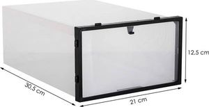 Springos Pudełko na buty z otwieraną klapą 30,5x21x12,5 cm organizer na obuwie UNIWERSALNY (28754-uniw) - 28754-uniw 5