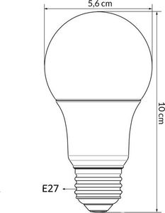 LUMIDO Żarówka led filamentowa e27 6w 540 lm ciepły UNIWERSALNY 4
