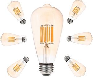 LUMIDO Żarówka led filamentowa e27 9w 900lm ciepły UNIWERSALNY 3