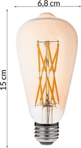 LUMIDO Żarówka led filamentowa e27 12w 1020lm ciepły UNIWERSALNY 6