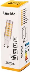 LUMIDO Żarówka led g9 4w 300lm 2835 smd mini ciepły biały UNIWERSALNY 5