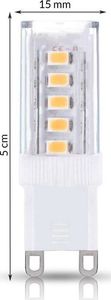 LUMIDO Żarówka led g9 4w 300lm 2835 smd mini ciepły biały UNIWERSALNY 6
