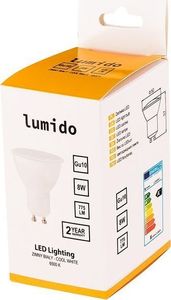 LUMIDO Żarówka led gu10 smd 2835 8w zimny biały 775 lm UNIWERSALNY 6
