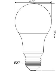 LUMIDO Żarówka LED 27500 E27 12W 5