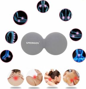 Springos Duo-Ball do masażu Lacrosse szary 4