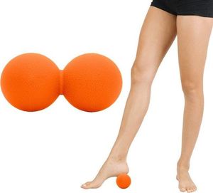Springos Duo-Ball do masażu Lacrosse pomarańczowy 1