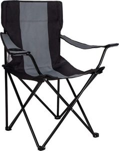Springos Krzesło turystyczne składane wędkarskie czarno-szare (28982-uniw) 1
