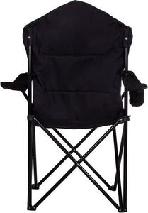 Springos Krzesło turystyczne składane wędkarskie kremowo-szaro-czarne UNIWERSALNY 3