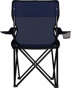 Springos Krzesło turystyczne składane wędkarskie granatowe 2