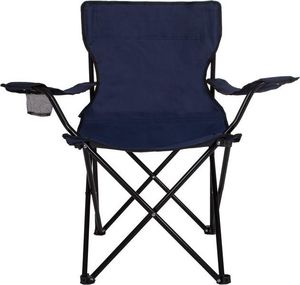 Springos Krzesło turystyczne składane wędkarskie granatowe 3