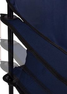 Springos Krzesło turystyczne składane wędkarskie granatowe 8