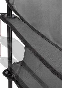 Springos Krzesło turystyczne składane, wędkarskie, szare 8