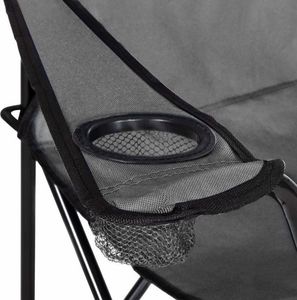 Springos Krzesło turystyczne składane, wędkarskie, szare 10