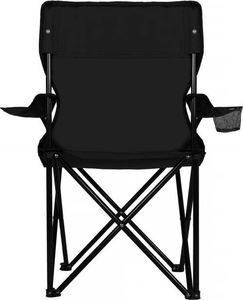 Springos Krzesło turystyczne składane wędkarskie czarne 3