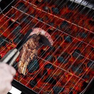 Springos Grill ogrodowy węglowy 2 ruszty chromowane 38.5x43 cm i 36x36cm 9