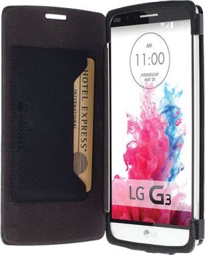 Krusell Etui FlipCase Malmo do LG G3 Stylus - czarny (76044) 3