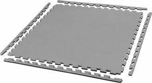 Springos Mata piankowa puzzle duża 100x100cm gruba 2cm treningowa mma judo do ćwiczeń czarno-szara UNIWERSALNY 2