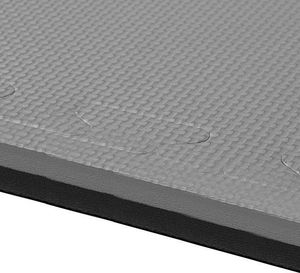 Springos Mata piankowa puzzle duża 100x100cm gruba 2cm treningowa mma judo do ćwiczeń czarno-szara UNIWERSALNY 4