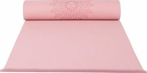 Springos Gruba mata do ćwiczeń jogi fitness 183 cm różowa UNIWERSALNY 6