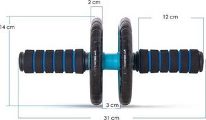 Springos Roller do ćwiczeń niebieski 4