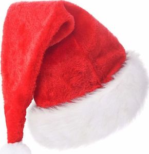 Springos Czapka mikołaja mikołajki czerwona pluszowa UNIWERSALNY 2