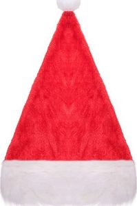 Springos Czapka mikołaja mikołajki czerwona pluszowa UNIWERSALNY 6
