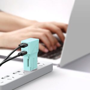 Ładowarka Baseus 1x USB-A 1x USB-C 3 A (BSU1628BLU) 11