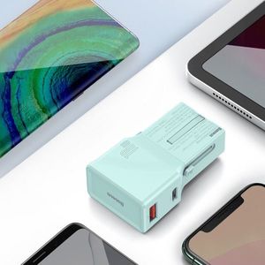 Ładowarka Baseus 1x USB-A 1x USB-C 3 A (BSU1628BLU) 13