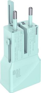 Ładowarka Baseus 1x USB-A 1x USB-C 3 A (BSU1628BLU) 5