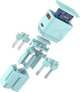 Ładowarka Baseus 1x USB-A 1x USB-C 3 A (BSU1628BLU) 6