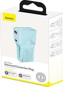 Ładowarka Baseus 1x USB-A 1x USB-C 3 A (BSU1628BLU) 9