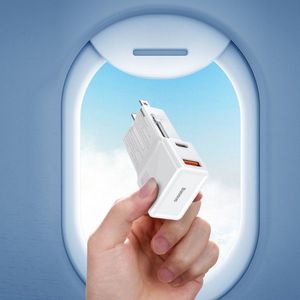 Ładowarka Baseus 1x USB-A 1x USB-C 3 A (BSU1627WHT) 14